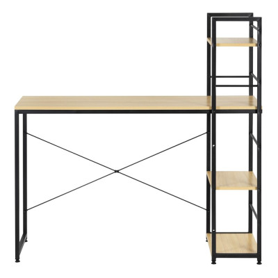 Psací stůl 120x48x122 cm SPRINGOS HF0047 světle hnědý