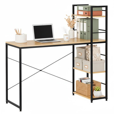 Psací stůl 120x48x122 cm SPRINGOS HF0047 světle hnědý