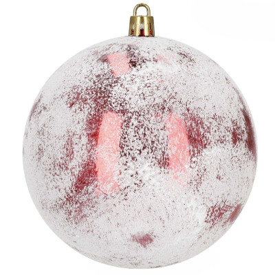 Vánoční baňky červené mix - 10cm sada 12ks, vánoční ozdoby