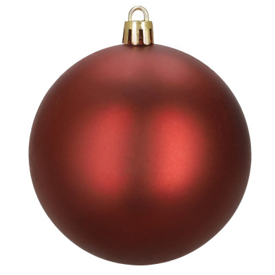Vánoční baňky červené mix - 8cm sada 9ks, vánoční ozdoby