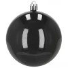 Vánoční baňky černé mix - 8cm sada 9ks, vánoční ozdoby