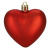 Srdíčka červená sada 16ks, vánoční ozdoby