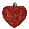 Srdíčka červená sada 16ks, vánoční ozdoby