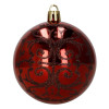 Vánoční baňky červené mix - sada 12ks, vánoční ozdoby