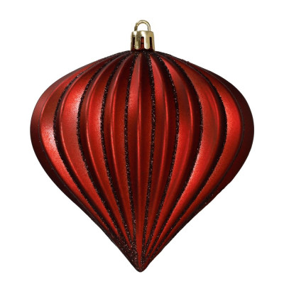 Vánoční baňky červené mix - sada 12ks, vánoční ozdoby