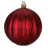 Vánoční baňky červené mix - 8cm sada 36ks, vánoční ozdoby