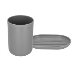 HA1112 SADA KOUPELNOVÝCH DOPLŇKŮ, 6 DÍLŮ.