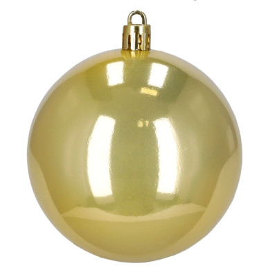 Vánoční baňky zlaté mix - 8cm sada 36ks, vánoční ozdoby