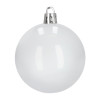 Vánoční baňky bílé mix - 5/6/7 cm sada 40ks, vánoční ozdoby