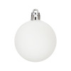 Vánoční baňky bílé mix - 5/6/7 cm sada 40ks, vánoční ozdoby