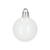 Vánoční baňky bílé mix - 5/6/7 cm sada 40ks, vánoční ozdoby