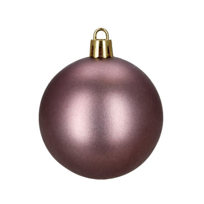 Vánoční baňky fialové mix - 7cm sada 24ks, vánoční ozdoby