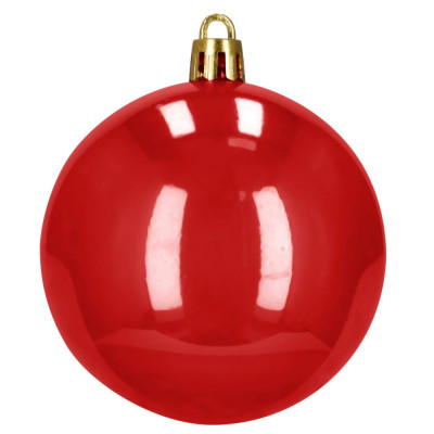 Maxi 100-dílná sada vánočních baněk červená, vánoční ozdoby