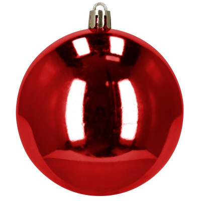 Maxi 100-dílná sada vánočních baněk červená, vánoční ozdoby