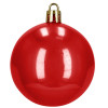 Maxi 100-dílná sada vánočních baněk červená, vánoční ozdoby