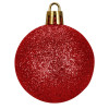Maxi 100-dílná sada vánočních baněk červená, vánoční ozdoby