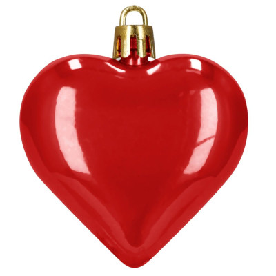 Maxi 100-dílná sada vánočních baněk červená, vánoční ozdoby