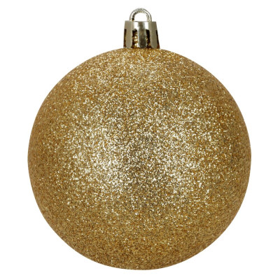Maxi 100-dílná sada vánočních baněk zlatá, vánoční ozdoby
