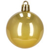 Maxi 100-dílná sada vánočních baněk zlatá, vánoční ozdoby