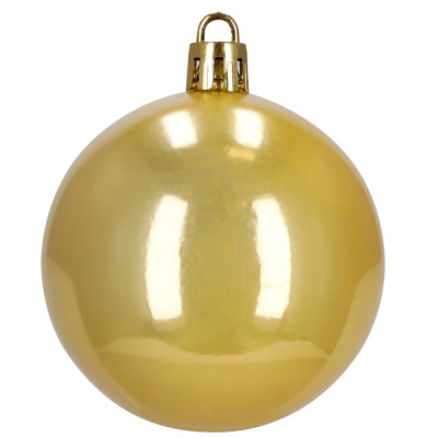 Maxi 100-dílná sada vánočních baněk zlatá, vánoční ozdoby