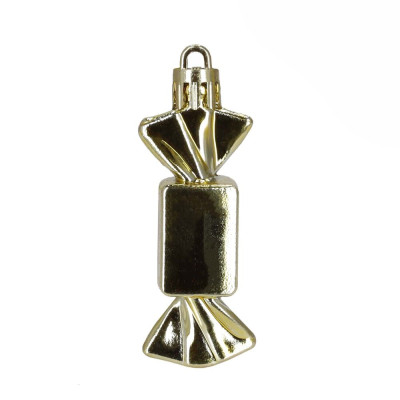 Vánoční baňky hnědo-zlaté mix - sada 41ks, vánoční ozdoby