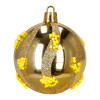 Vánoční baňky zlaté mix - 5/6/7 cm sada 40ks, vánoční ozdoby