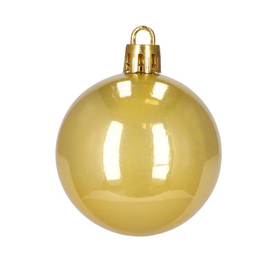 Vánoční baňky zlaté mix - 5/6/7 cm sada 40ks, vánoční ozdoby