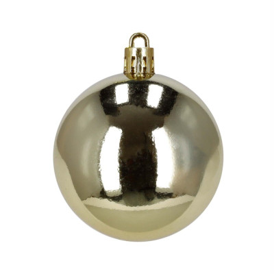 Vánoční baňky zlato-hnědé mix - 48ks, vánoční ozdoby