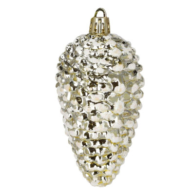 Vánoční baňky zlato-hnědé mix - 48ks, vánoční ozdoby