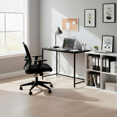 Psací stůl 100x50x76 cm SPRINGOS HF0043 černý