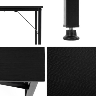 Psací stůl 100x50x76 cm SPRINGOS HF0043 černý