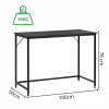 Psací stůl 100x50x76 cm SPRINGOS HF0043 černý