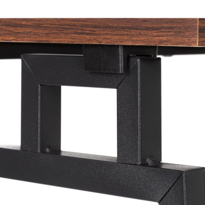 Skládací psací stůl 80x40x76 cm SPRINGOS HF0056 tmavě hnědý