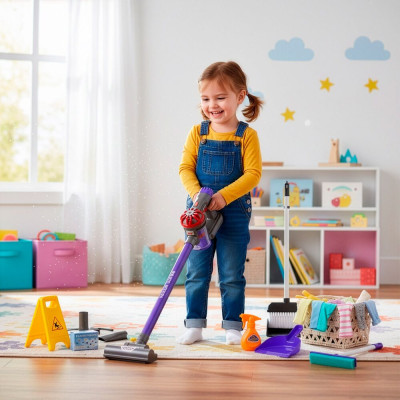 Úklidová sada pro děti 10ks SPRINGOS KG0043