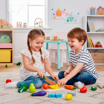 Sada na krájení ovoce a zeleniny pro děti SPRINGOS KG0058