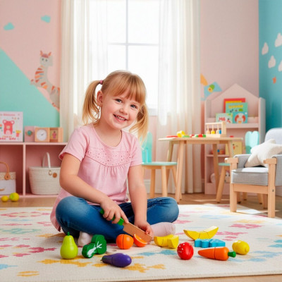 Sada na krájení ovoce a zeleniny pro děti SPRINGOS KG0058