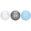 Plastové míčky na hraní 5,5 cm sada 100ks šedo-modré SPRINGOS KG0042