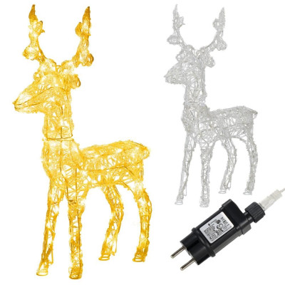 LED Sob - 42cm, 100LED, časovač, IP44, teplá bílá