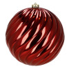 Vánoční baňky červené mix - 20cm sada 3ks, vánoční ozdoby