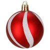 Vánoční baňky červené mix - sada 40ks, vánoční ozdoby