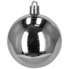 Vánoční baňky stříbrné mix - sada 40ks, vánoční ozdoby