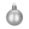 Vánoční baňky stříbrné mix - sada 40ks, vánoční ozdoby