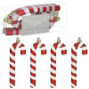 Lízátka červeno-bílé sada 4ks, vánoční ozdoby