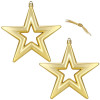 Vánoční hvězdy zlaté - sada 2ks, vánoční ozdoby