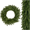 Vánoční řetěz Girlanda z větviček hustá 100cm zelená