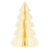 Vánoční papírový stromeček 30cm bílý, vánoční ozdoba