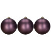Vánoční baňky fialové - růžové - 15cm sada 6ks, vánoční ozdoby
