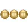 Vánoční baňky zlaté - 15cm sada 6ks, vánoční ozdoby