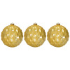 Vánoční baňky zlaté - 15cm sada 6ks, vánoční ozdoby