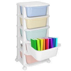 Skříňka na kolečkách 5 zásuvek SPRINGOS HA0213